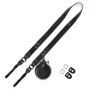 V30 Leather Neck Shoulder Strap Lens Cap Case for DSLR Camera Canon Sony nikon - Picture 1 of 18