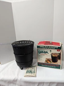Vintage Qwik Cook Portable Alternative Fuel Cooker Grill Eco Friendly w/ Box - Picture 1 of 15