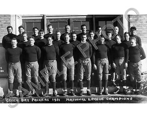 1931 GREEN BAY PACKERS NATIONAL LEAGUE CHAMPIONS 8X10 TEAM PHOTO - Picture 1 of 1