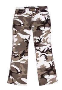 Women's City Camo Military Fatigues FLARED BDU Pants 3346 - Picture 1 of 6