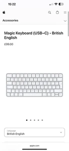 Apple Magic Keyboard - British English - Afbeelding 1 van 3