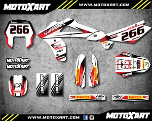 Full Custom Graphic Kit STORM Husqvarna WR 125 250 300 - 2005 / 2007 stickers - Picture 1 of 2