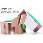 20m Double Sided Conductive Pure Copper Foil Tape Adhesive Shielding Tape DIY