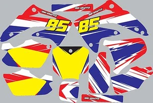 Graphic Kit for 2003-2012 Honda CR85 CR 85 shrouds fender plastic decals  - Picture 1 of 1
