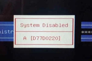 BIOS Passwort entsperren HP 8 Zeichen beginnen mit A - Bild 1 von 1