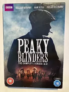 Peaky Blinders Seasons Series 1 & 2 DVD 4 Disc Box Set Region 2 UK Widescreen - Imagen 1 de 6