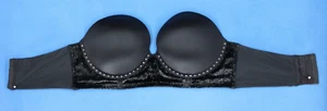 Victoria Secret Very Sexy Underwire Beaded Padded Strapless Bra Size 34D #H5585 - Picture 1 of 4