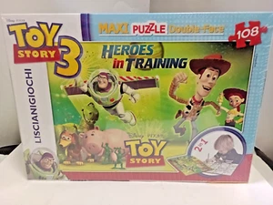 TOY STORY 3 MAXI PUZZLE 108 PCS 2 in 1 LISCIANI GAMES 31795 LIKE NEW ORIGINAL PACKAGING - Picture 1 of 2