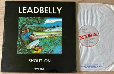 LEADBELLY SHOUT ON LP XTRA (1972) A1 B1 VG+ BLUES ENGLAND - Image 1 of 4