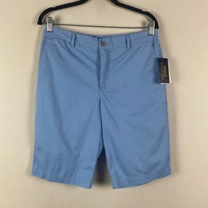 Polo Ralph Lauren Chino Shorts Boys 20 Blue Bermuda Pockets - Picture 1 of 11