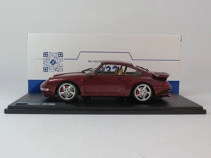 Sólido Porsche 911 993 TURBO Arena Rojo 1997 1/18 S18010102 - Imagen 1 de 4