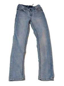 Lucky Brand Jeans Denim Girls Size 12 Blue Zoe Skinny Adjustable Waist Band - Picture 1 of 7