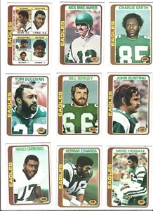 Lote de tarjetas de fútbol americano Philadelphia Eagles 1978-2021 (100 diferentes) - Imagen 1 de 11