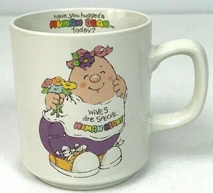 Vintage Morgan Human Beans Coffee Mug Cup Enesco 1983 Jelly Wives - Picture 1 of 6