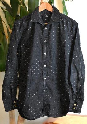 Paul Smith Vintage Black Polka Dot Shirt Men's Small - Image 1 of 4