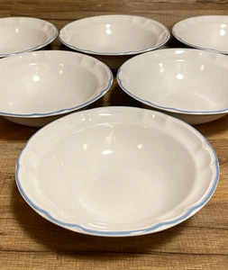 6er SET - HEARTHSIDE - AMERIKANISCHER GOBELIN ÜBERBACKEN - 7" MÜSLISCHALEN - MEXIKO - Bild 1 von 5