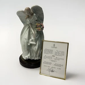 Figura Ángel Flores de la Paz Lladro 1867 Edición Limitada con Caja - Imagen 1 de 19