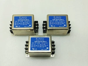 LOT OF 3 Okaya SUP-EQ10-ER-6 Noise Filter - Picture 1 of 5