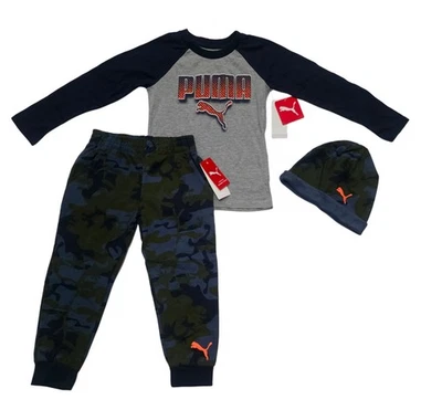 Puma Boys' 3 Piece Jogger Set  (Size US 5) - Image 1 of 4