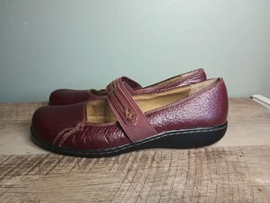 Clarks Active Air Mary Jane Damen-Flats 8 burgunderrot bequem Herbst Twee Academia - Bild 1 von 12