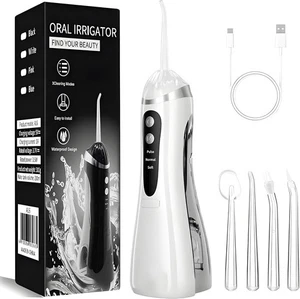 Nuevo irrigador oral dental inalámbrico con hilo dental limpiador de dientes de viaje selección de hilo dental - Imagen 1 de 10