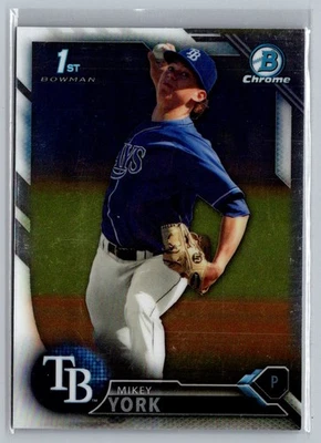 2016 Bowman Draft #BD-119 Mikey York - Image 1 of 2