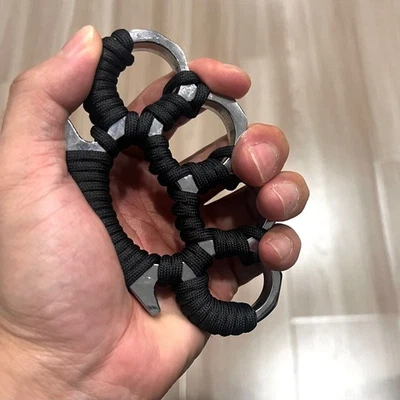 Anillo hexagonal mágico de alta resistencia personalizado de 4 dedos para escalada nudillo de emergencia Foto 1 de 4