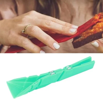 Green 2Pcs 3 In 1 Measuring Spoons Polygons Flat Folding Multifunction Folds - Image 1 of 4