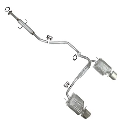 Direct-Fit Resonator Muffler Assembly Fits: 2007-2008 Hyundai Tiburon 2.0L - Image 1 of 4