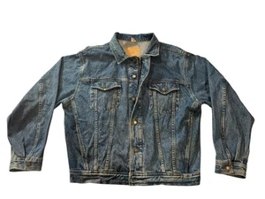 Vintage Gap Denim Jean Jacket Classic Mens Size Large - Picture 1 of 6