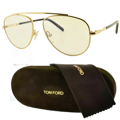¡¡NUEVO!! TOM FORD TF5622-B 028 57-15-145 Dorado-Havana Pilot Llanta Completa Unisex Óptico Foto 1 de 4