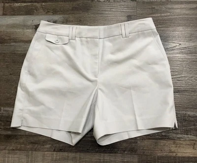 White House Black Market Size 6 Gray Casual Shorts 5" New with Tags - Image 1 of 4