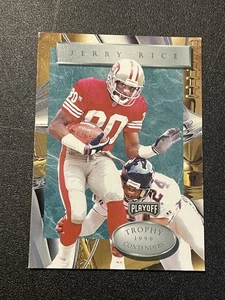 1996 Playoff Trophy Contenders #80 Jerry Rice - Picture 1 of 2
