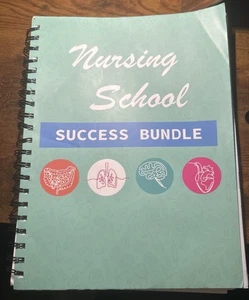 Nurse Well Versed Nursing School Success Bundle Spiral Book Great Shape - Picture 1 of 8