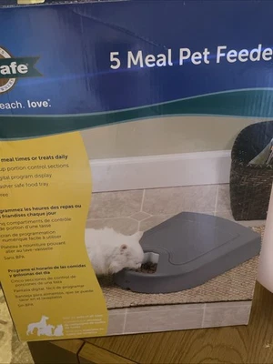 PetSafe Eatwell 5 Meal Timed Automatic Pet Feeder PFD11-13707 - Image 1 of 4