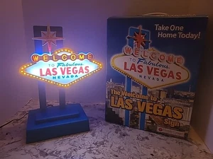 Letrero de 12 pulgadas Las Vegas luz intermitente Bogar Enterprises Aladdin 100 año 2003 - Imagen 1 de 10