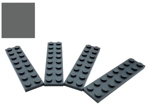 LEGO® 4x Platte 2x8 Dark Stone Grey | 4210997 / 3034 | Einzelteile Dunkel Grau - Bild 1 von 8