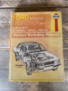 Haynes manual. Ford Cortina MK IV 1976 - 1977 - Picture 1 of 3