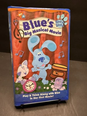 Blues Clues ~ Blues Big Musical Movie ~ VHS 2000 ~ Nickelodeon Foto 1 de 3