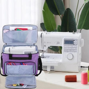 Sewing Machine Carrying Case, Portable Home Organizer Bag with Handle, Travel - Picture 1 of 7
