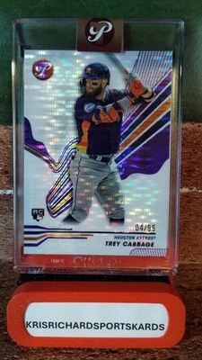 2024 Topps Pristine - Trey Cabbage #92 Purple Refractor /99 (RC) - Image 1 of 2