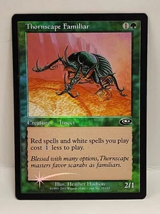 1x FOIL Thornscape Familiar, LP (siehe Fotos), Planeshift (PLS), Magic, MtG - Bild 1 von 14
