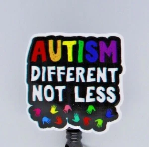 Autism Awareness Reel Nurse Teacher Vet Hygienist Student Puzzle Piece Rainbow - Picture 1 of 2