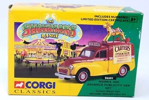 CORGI SHOWMAN'S RANGE MORRIS 1000 PUBLICITY VAN CARTER'S STEAM FAIR # 06601 - Picture 1 of 6