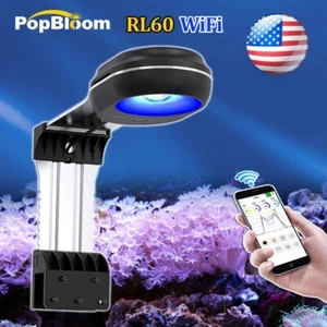 PopBloom RL60 WiFi LED Aquarium Light For Coral Reef Grow Fish Tank Marine LED - Picture 1 of 10