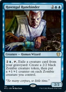 HAVENGUL RUNEBINDER mtg NM-M Innistrad: Midnight Hunt Commander 1 Rare - Picture 1 of 1