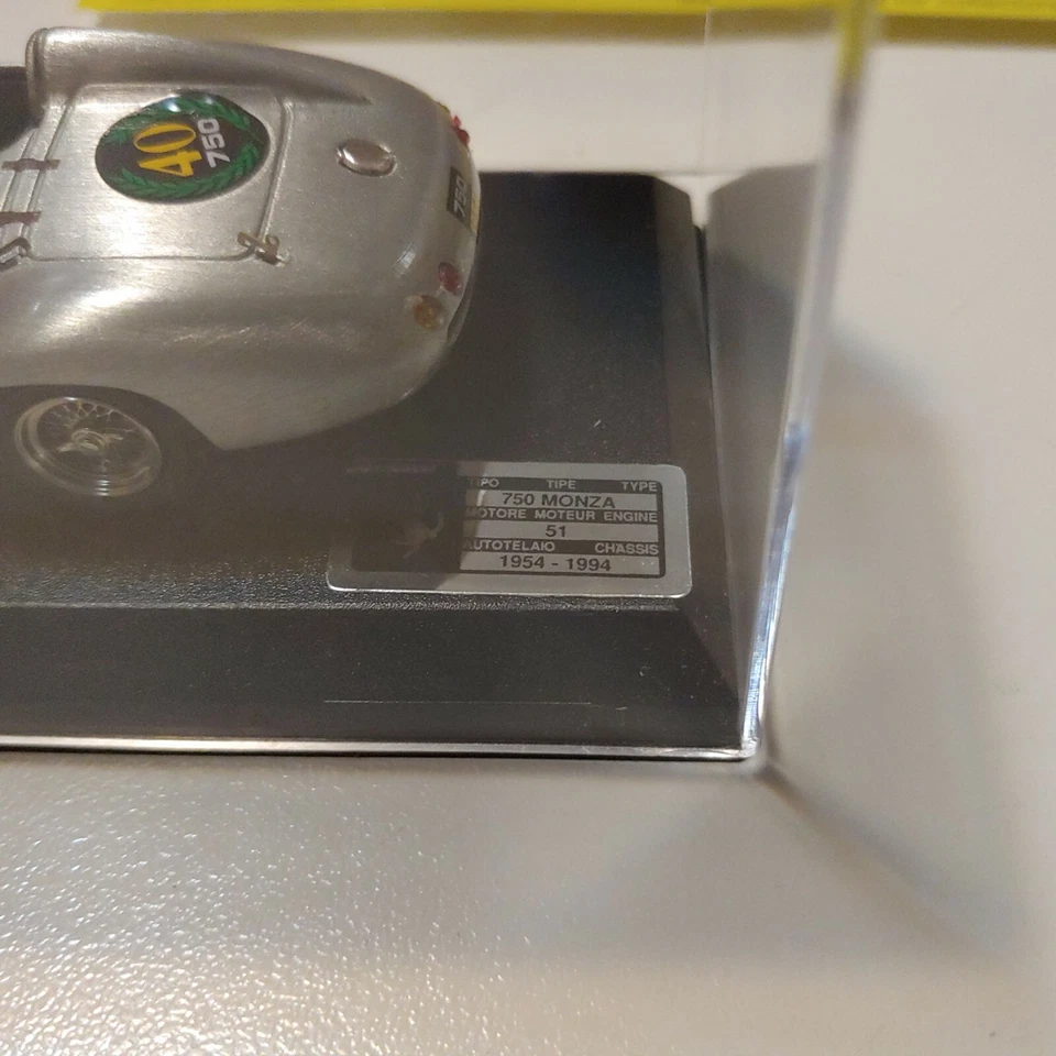 FERRARI 750 MONZA LIMITED SERIES 1413/3000 PR08 BEST MODEL SPECIAL SCALA 1/43 - Immagine 1 di 4
