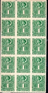 CHILE, BLOCK DE 15 COLONES RULETEADOS, MINT - Picture 1 of 2