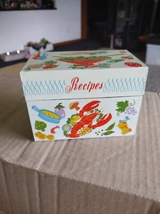 Vintage Ohio Art Co Tin Recipe Box Metal Toleware PA Dutch Full Grandmas Recipes - Picture 1 of 24