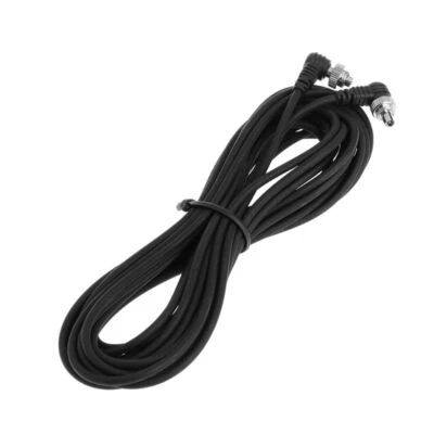 Pc-Pc Line Camera Pc Sync Cable Male to Male Cord Flash Light Extend 5m - Image 1 of 4